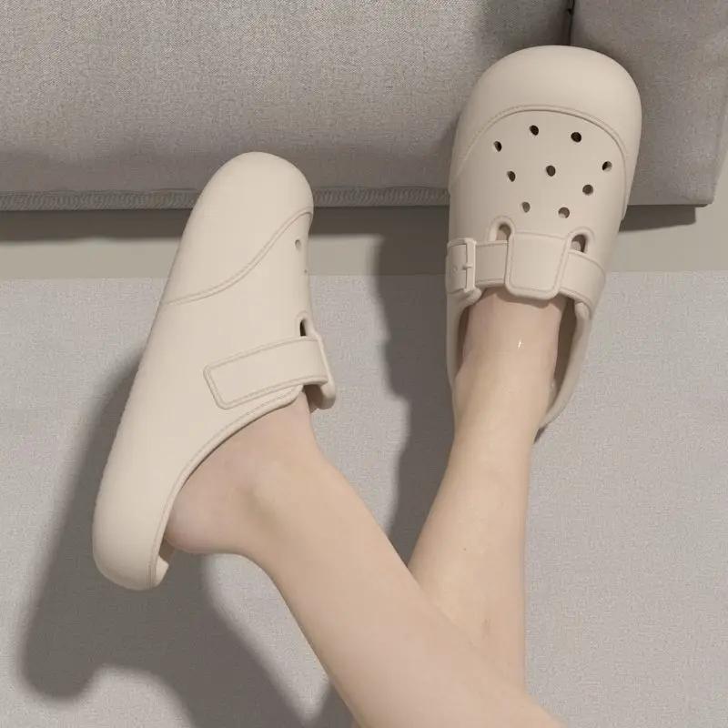 Fashion Platform Shoes for Women Outside Woman Slippers Non Slip Korea Style Sandals Designer Luxury Stylish Wholesale 2025 Vip Slides