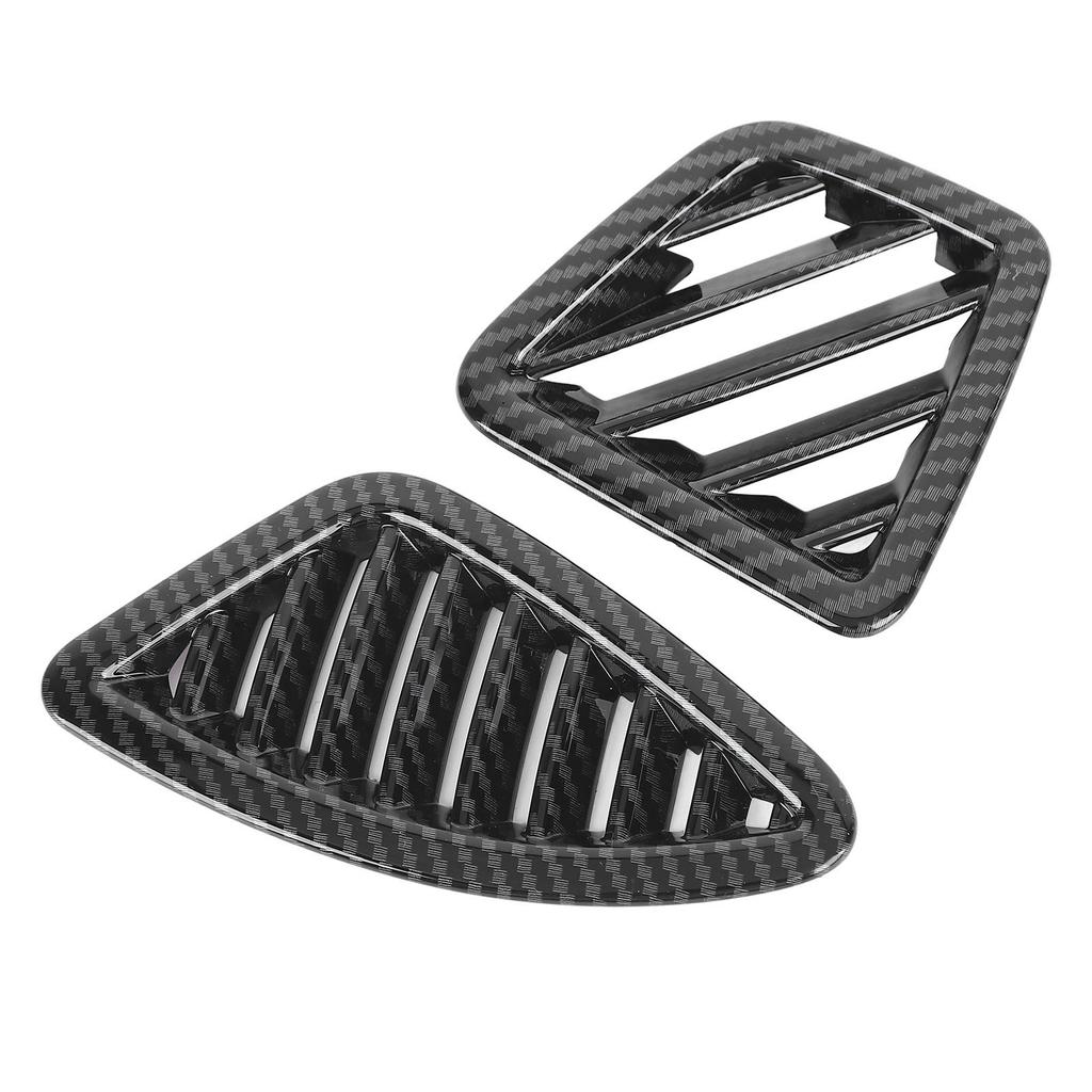 2 Stück Seitenlüftungsblende links rechts Kohlefaser-Stil stilvoller Look für NQ5 2022 bis