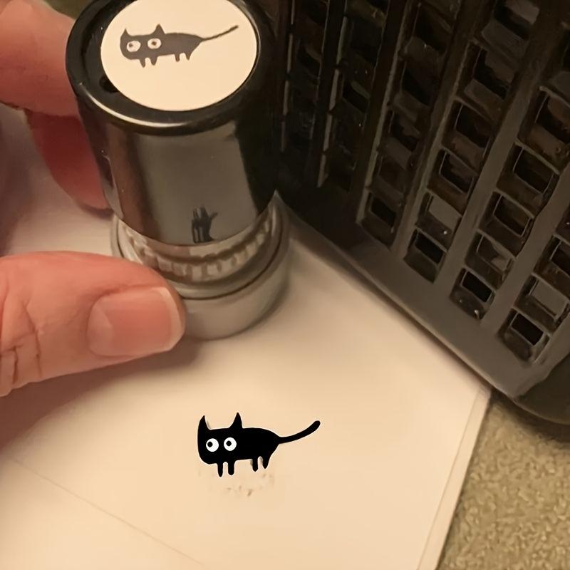1pc Hot Style Random Cat Pattern Stamp Cartoon Cat Pattern Stamp with Random Design