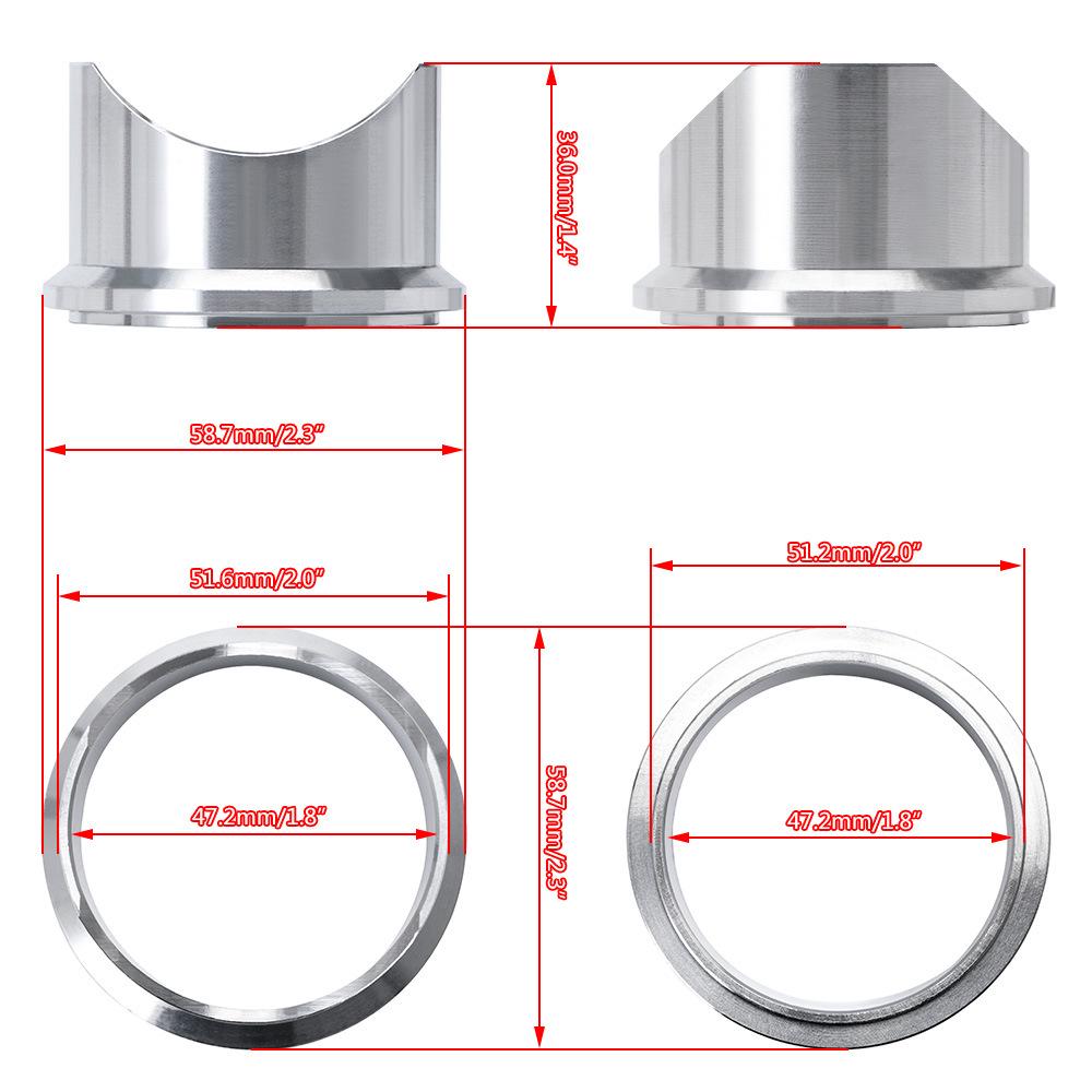 50mm Turbo Blow-off Valve Flange Base - Modified Auto Parts
