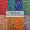 Premium 3mm Frosted AB Seed Beads for Handmade DIY Jewelry