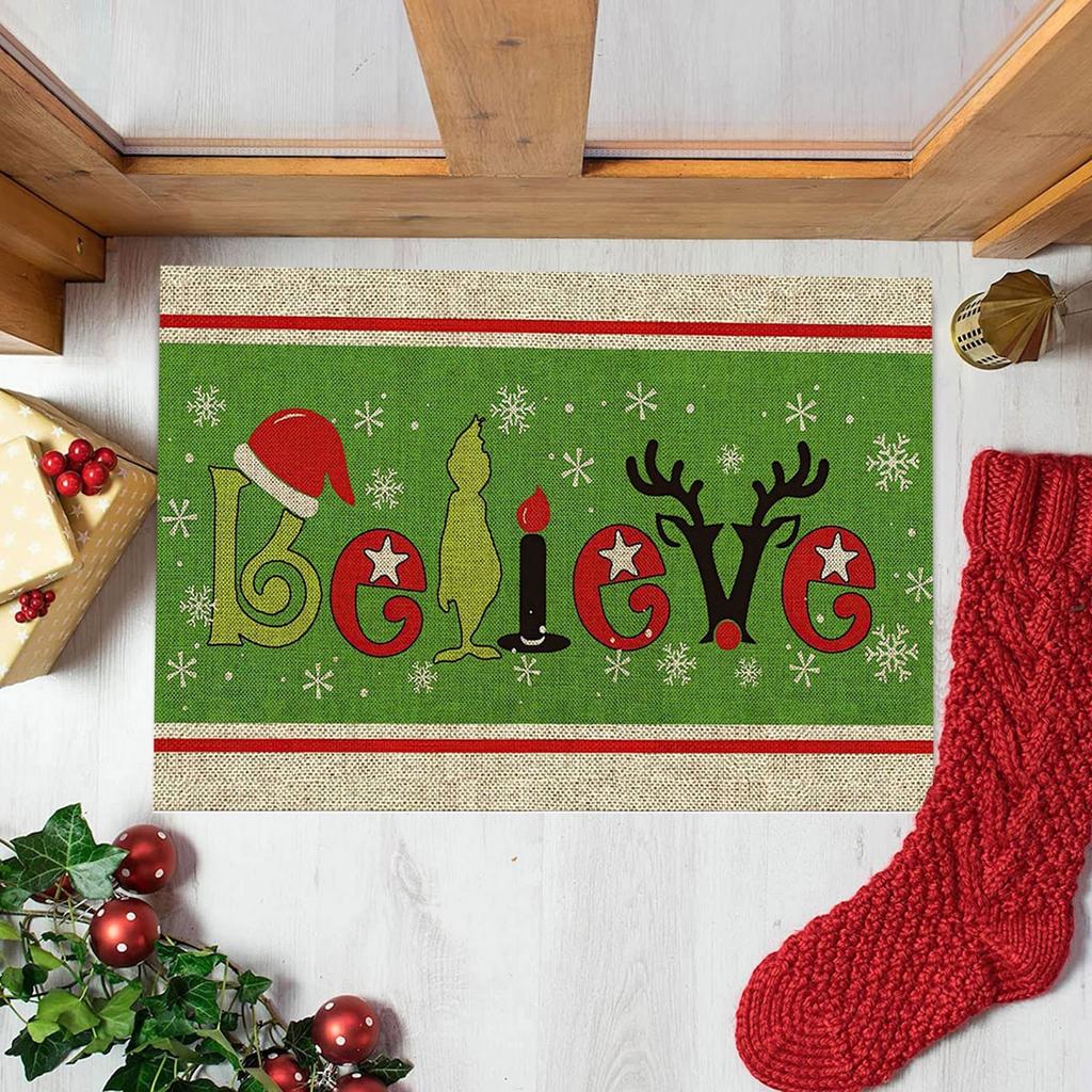 Covor de Crăciun Cartoon Crăciun Covoraș decorativ Covoraș intrare Covoraș pentru picioare
