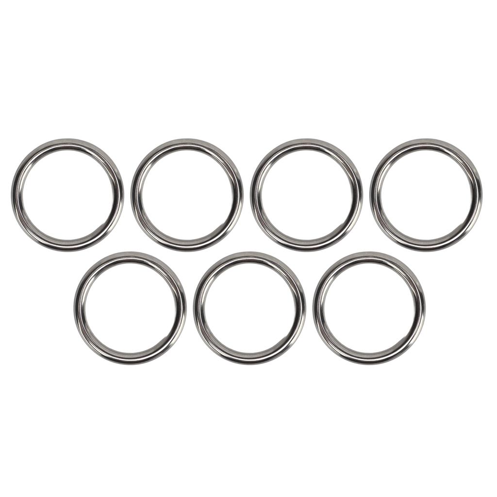 7 ks O-kroužků z nerezové oceli 304, vodotěsné, nerezové, bezešvé, svařované, kulaté, pro