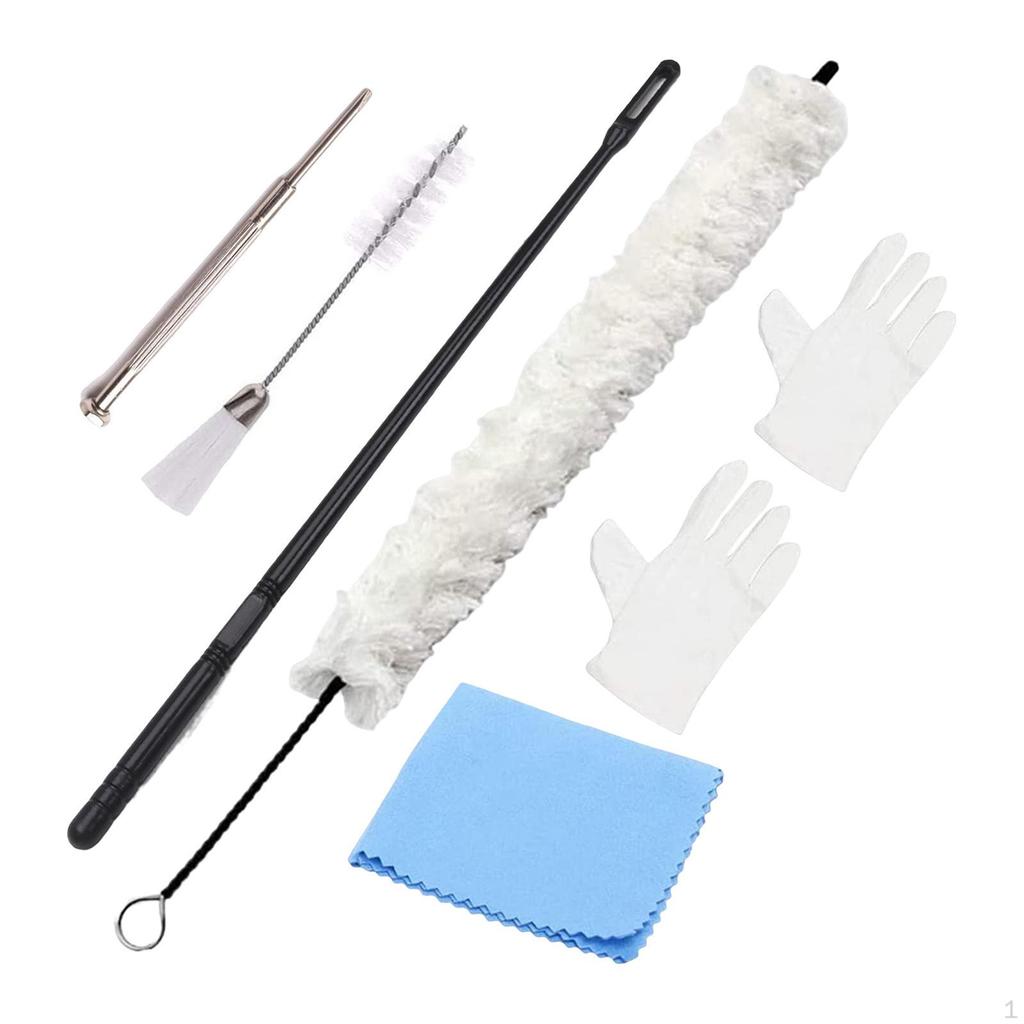 Flute Clarinet Cleaning Brush Set for Players Music Instrument Parts Lightweight with