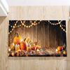 VIKAMA Halloween Kitchen Rugs Pumpkin Absorbent Soft Doormat Rug For Bedroom Carpet For Living Room Machine Washable