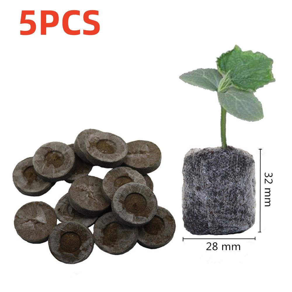 

Organic Biodegradable Nursery Box Kit Seed Starter Tray Planting Pot Garden Watering Can Tag Seedling Block Transplanting Tool