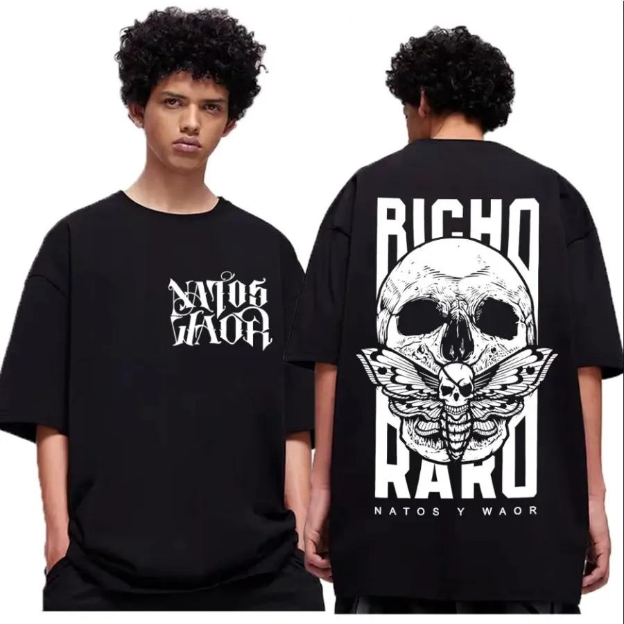 Pop Rapper Nato Y Waor Merch Cotton T Shirt Short Highend Luxury Unisex Style Both Of Unisex And Unisex
