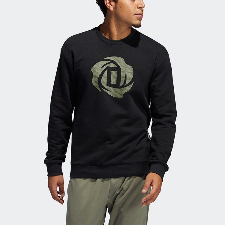 adidas Sweatshirts Men's Black Crew Neck Moderate Regular GP6115