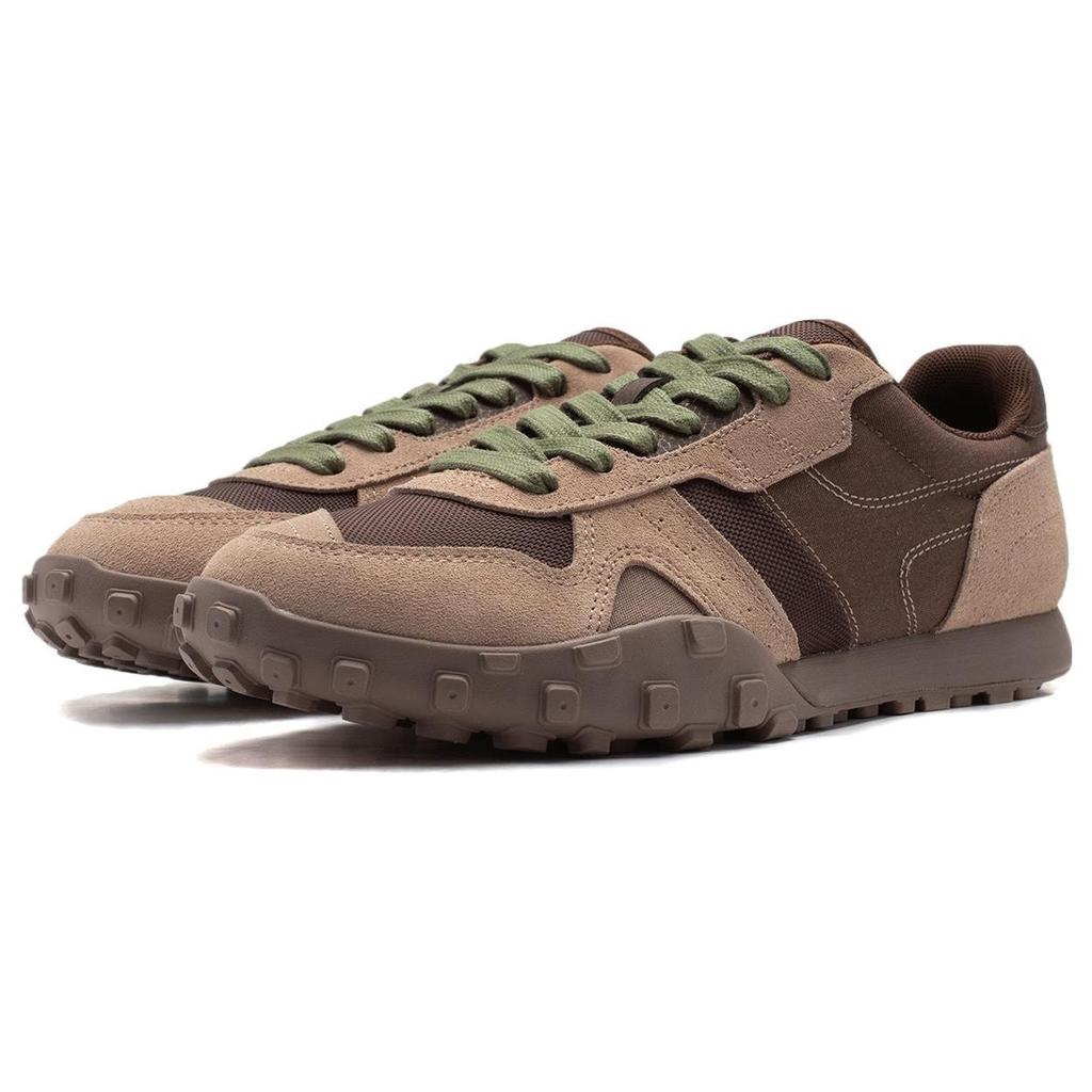 Li Ning Yun Chuan VTNG Casual Versatile Comfortable Slip-Resistant Wear-Resistant Low-Top Lifestyle Shoes Men sneaker Brown AGCT309-1