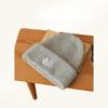 Loose and Thickened Face-showing Small Wool Hat Versatile Autumn and Winter Thickened Knitted Hat Big Head Ear Protection Cold Hat Plus Velvet Warm