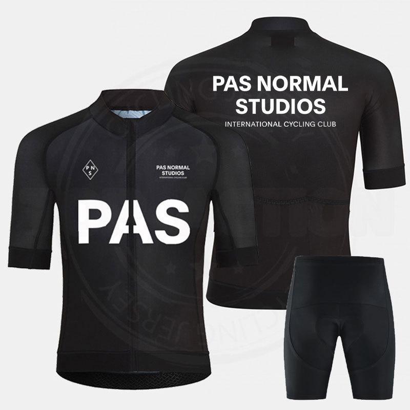 PAS Men's Short Sleeve Cycling Suit Overalls Set Breathable Summer Breathable Cycling Sportswear 2026