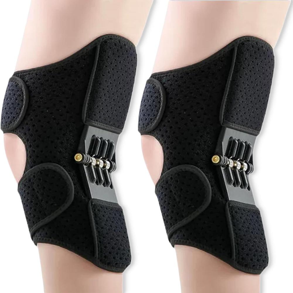 1Pair with Powerful Rebound Springs Knee Protection Booster Breathable Knee Booster