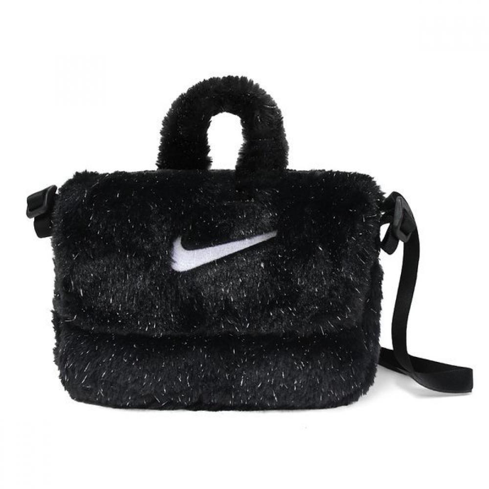 

Nike Crossbody Faux Fur Cross Bag Black Fz1329 010 FZ1329010:MISC