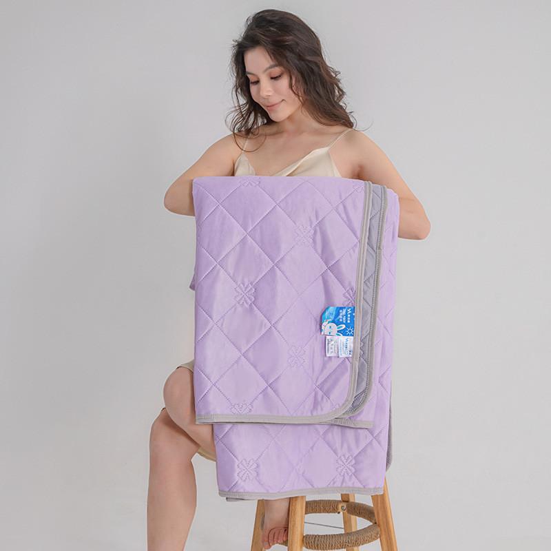Solid Color Summer Air Conditioner Quilt With Waterwash Tencel Polyester Fill