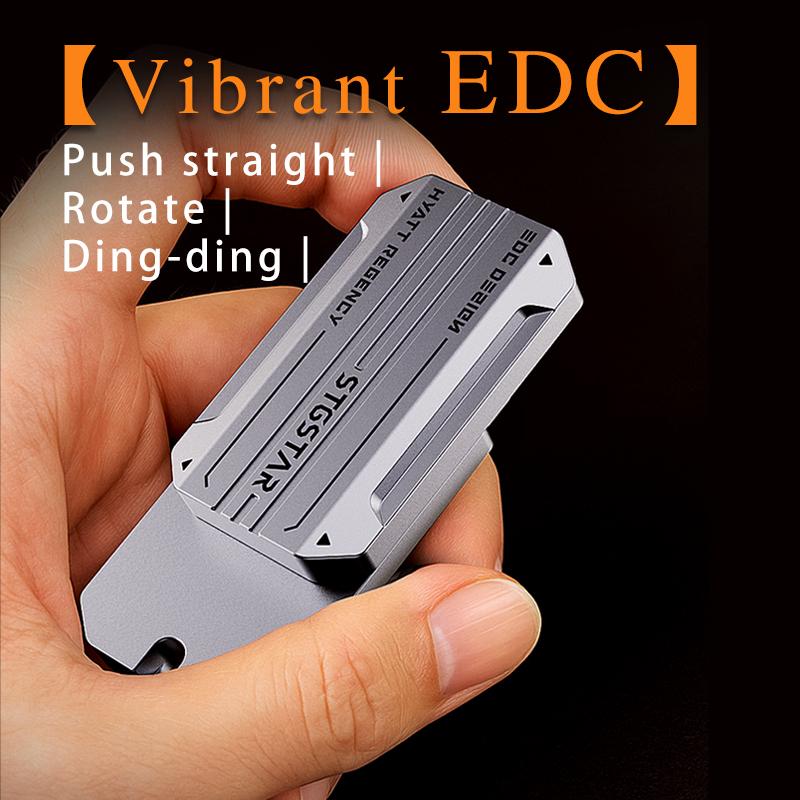 Fidget Spielzeug Stressabbau Spielzeug für Erwachsene EDC Spinner Push Slider Tasche Sensorisches Spielzeug für Angst ADHS Fokus Cooles Büro EDC Spielzeug