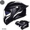 Orz-B08A-Motorcycle helmet, men's and women's four season open face helmet, double mirror knight semi full face helmet