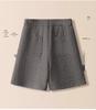 Women's High Waist Woolen A-line Shorts - 2025 Spring Collection