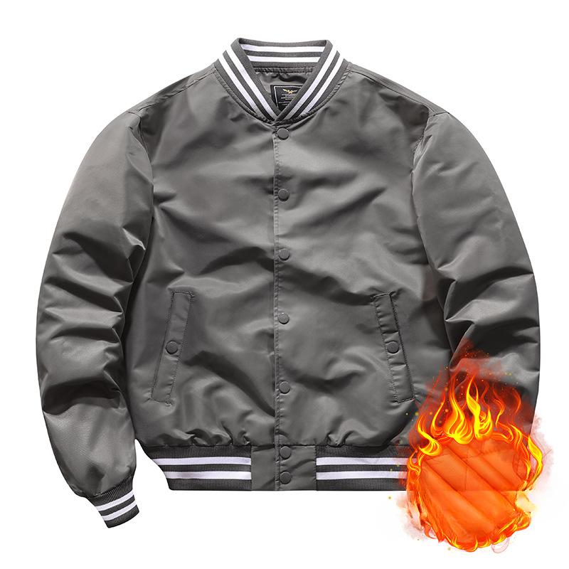 מדים בייסבול חזה לגברים מעיל פצצות אביב וסתיו גברים ונשים מעיל זוגי בסגנון זהה מעיל עבודה טרנדי