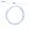 Party DIY Craft Natural Vine Blank Hanging Christmas Decoration Rattan Ring Wicker Wreath White Garland