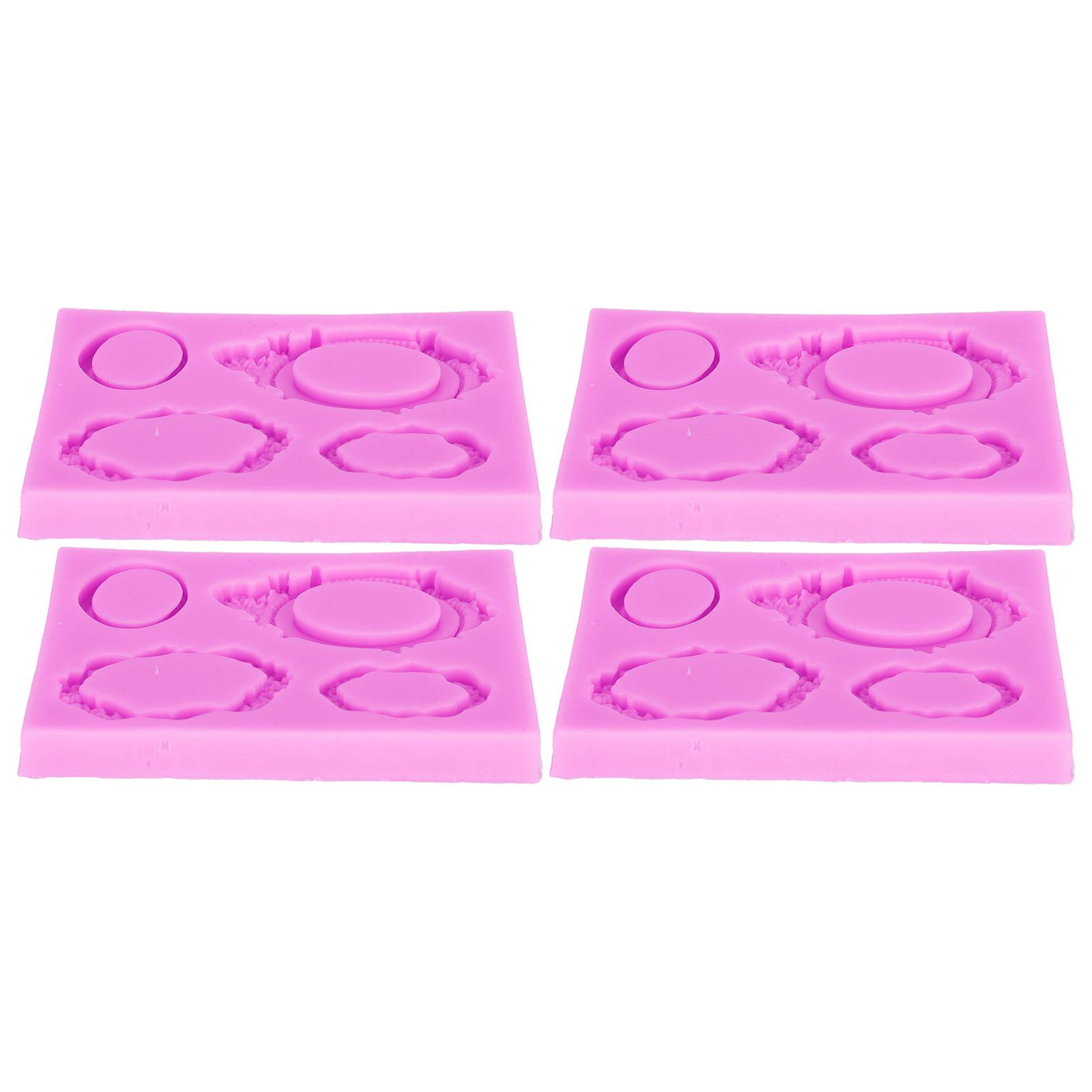 

4 шт. Силиконовая форма для фоторамок, форма для украшения торта, форма для изготовления шоколада