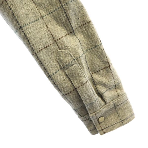 TOCCA wool Grid pattern Jacket 2 Gray x brown Women Used