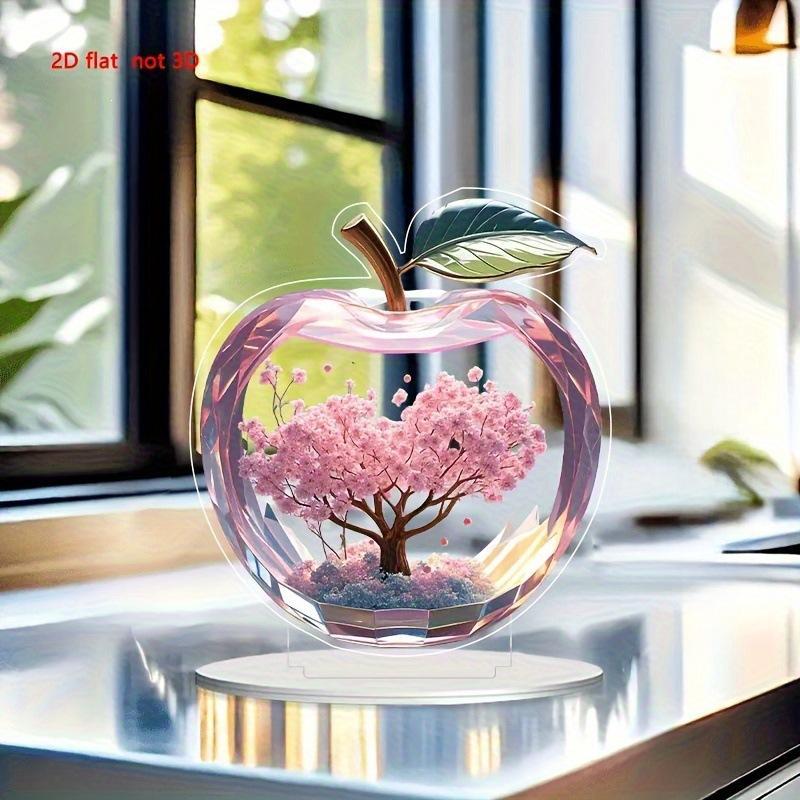2D flaches Acryl-Display-Ornament für Heim- oder Bürodekoration – Geeignet für Tischplatten und Eingangsbereiche