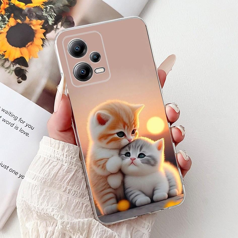 Case For Xiaomi Poco X5 / Poco X5 Pro 5G Cover New Design Popular Cartoon Soft Silicone Transparent Fundas For PocoX5 X 5 Bumper