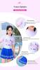Korean Style Solid Color Children's Skirt One-Piece Swimsuit - Customizable