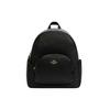 COACH Court Leather Backpack Large Women's Black 5666-IMBLK