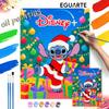 Digital Oil Painting Stitch Christmas Theme Painting Art Handmade Diy Home Decorations