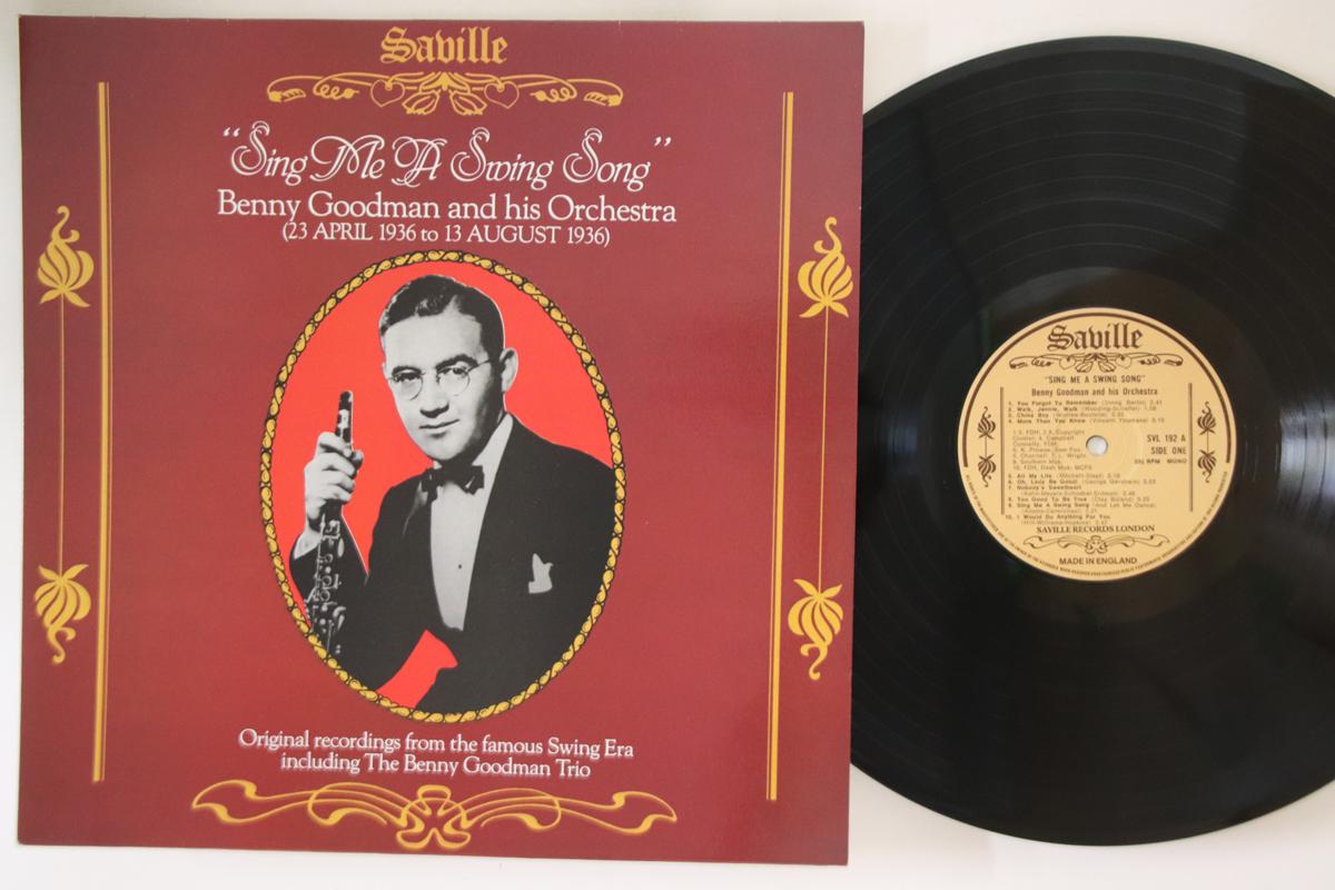 

LP Record BENNY GOODMAN - Sing Me A Swing Song SVL192 SAVILLE 1988 UK Jazz Used