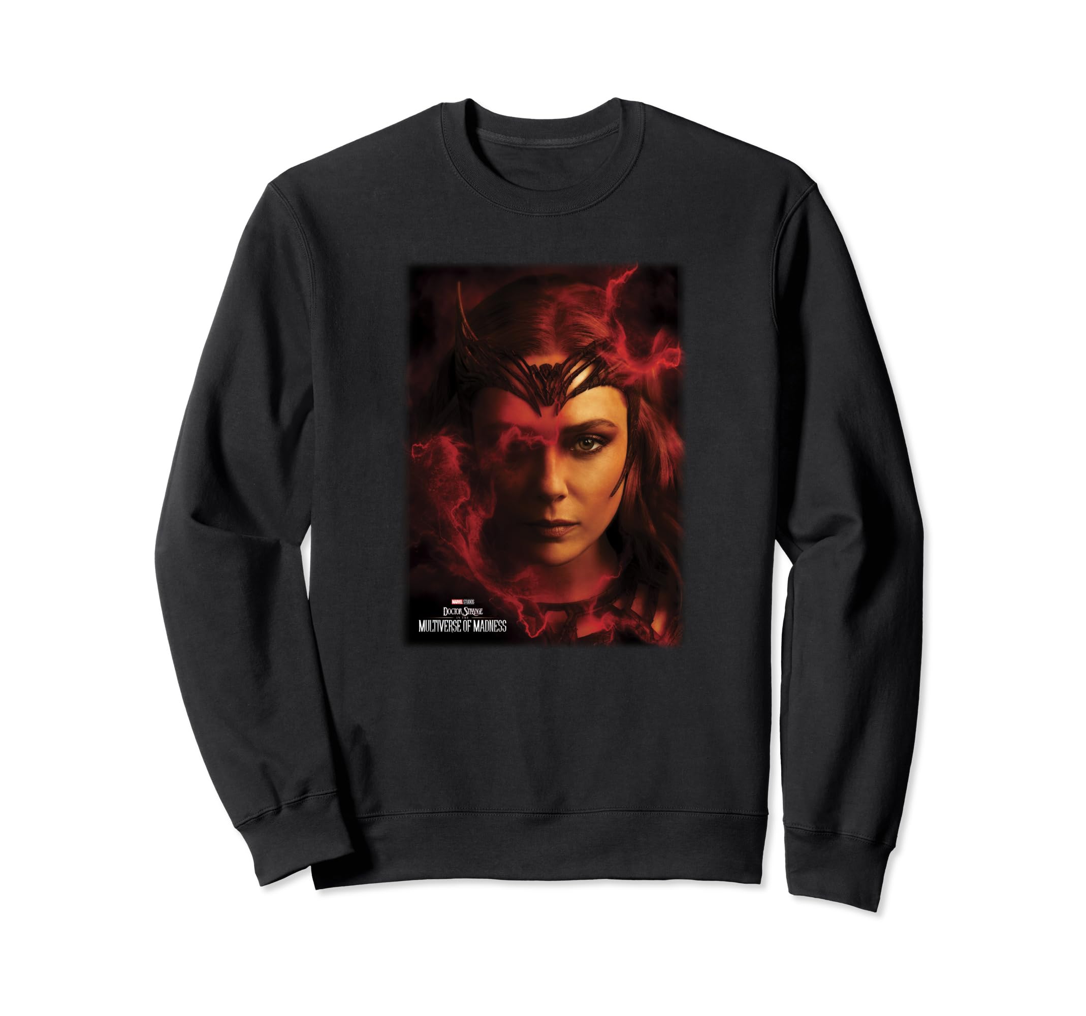 

Marvel Doctor Strange 2 Scarlet Witch Big Face Flame Poster Sweatshirt