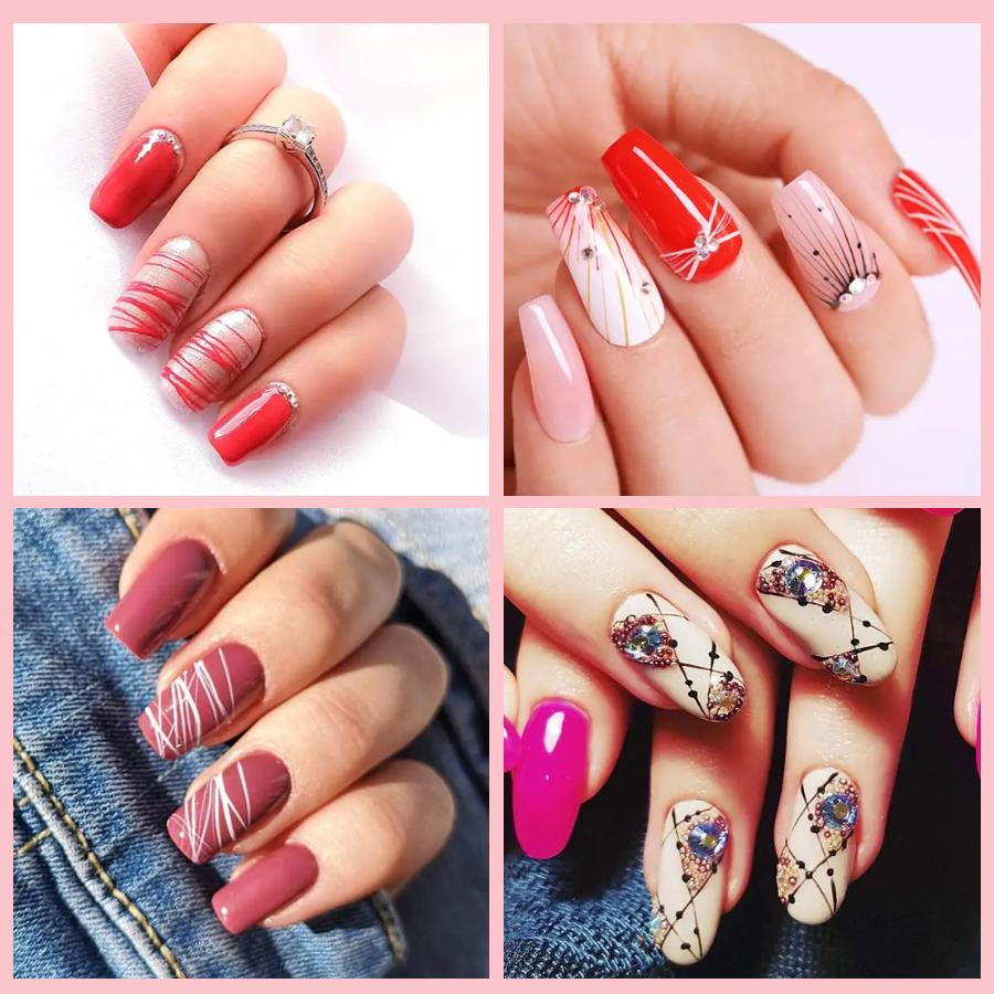 3Pcs Nail Art Brushes Set, Liner Striping Fine Detail Drawing Brush with Gourd-Shaped Handle for Acrylic & Gel Nail Design