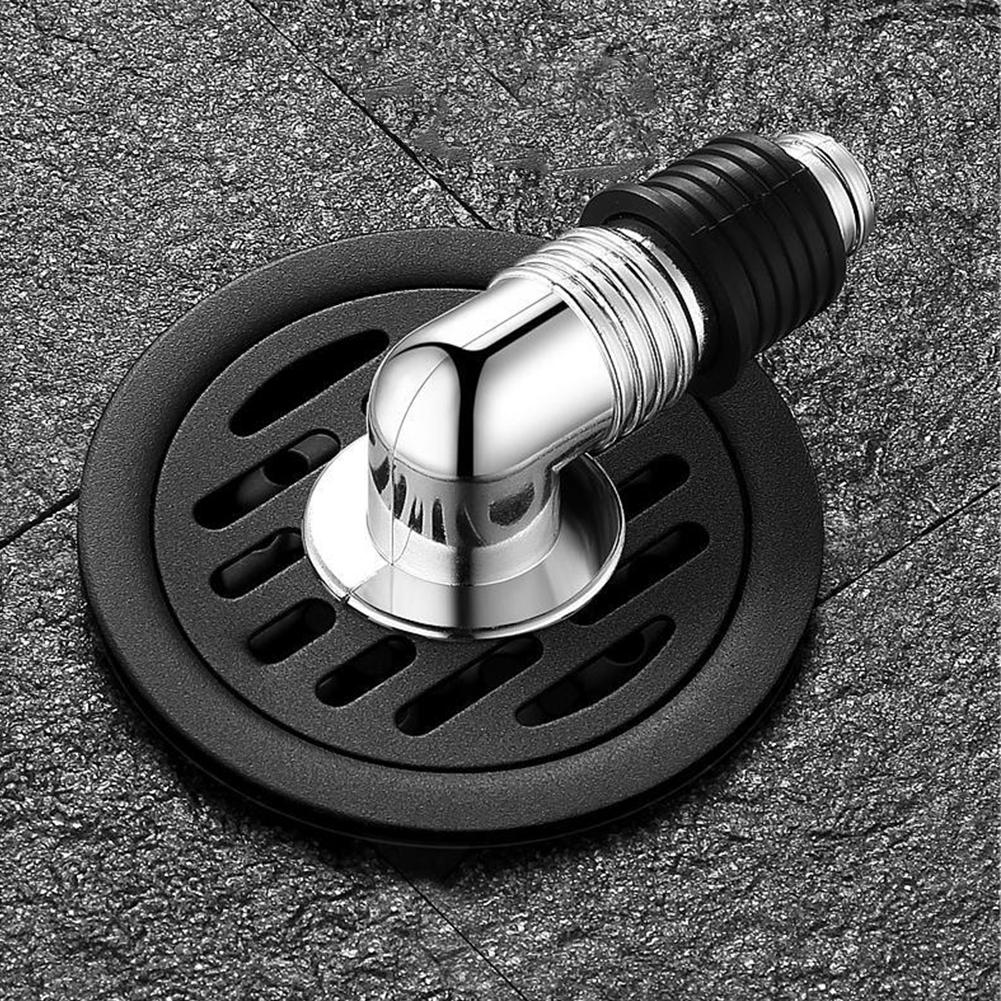 Dusjgulvsluk Rustfritt stål Gulvsluk Kjøkken Bad Hårfanger Sluk Balkong Vaskemaskin Gulvlekkasje