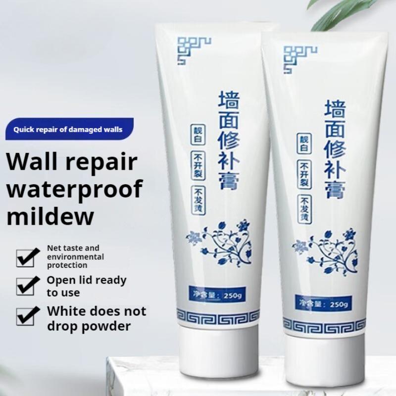 250ml Wall Repair Agent Wall Repair Paste Crack Nail Cream Valid Mouldproof Quick-Drying Patch Restore Indoor Decoration