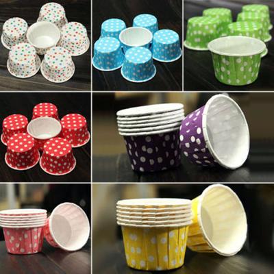 100PCS Home Bakeware Grease-proof Baking Wrapper Pan Case Paper Muffin Cup Cupcake Liner