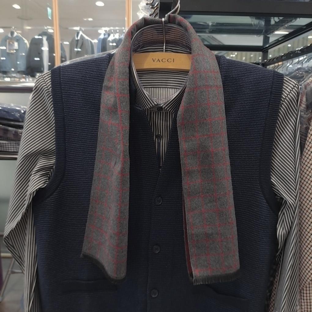 Bachi Warm Petite Check Muffler VM1M4BS107G