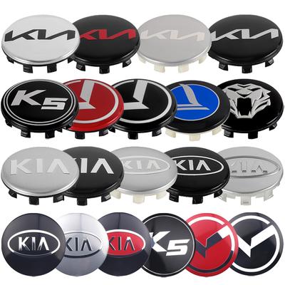 56/65mm 4 Stück Auto Radnabenkappe Abdeckung Für Kia Sportage 3 Rio K2 K5 K3 Carnival Picanto Ceed Soul EV6 Styling Zubehör