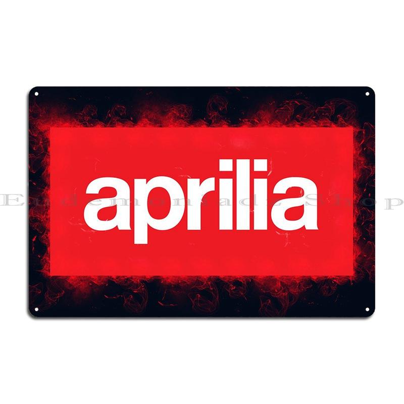 

Aprilia Metal Sign Bar Design Funny Garage Design Tin Sign Poster 20x30cm（7.8x11.8inch）