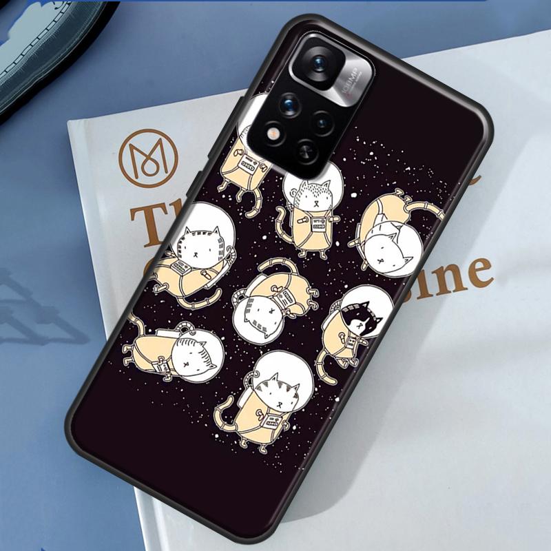Cats In Space Case For Xiaomi Redmi Note 14 13 Pro 12 11 9 10 9S 10S 11S 12S Redmi 13C 10C 12C 14C Cover