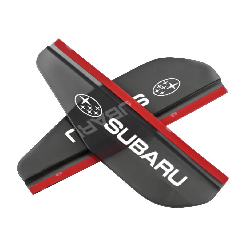 2 Stück Auto Rückspiegel Seitenansicht Regenabweiser Augenbrauenaufkleber Für Subaru Forester Impreza Outback Legacy Tribecacar WRC XV