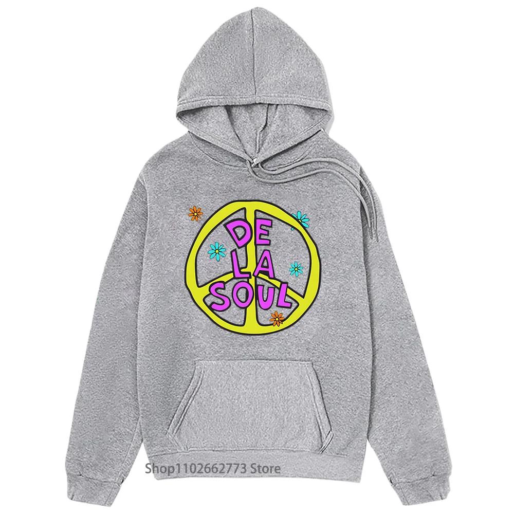 

Худи De La Soul Music Уличный Хип-Хоп Свитшот Мода Аниме Уличная Одежда Мужская Женская Одежда Y2k Топ 3XL