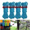 4 Pack Guy Ropes, Reflective for Awning Camping Hiking BBQ 4mx4mm