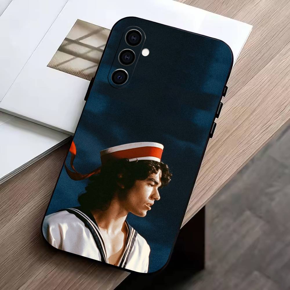 Conan Gray Wishbone Phone Case Black Silicone Soft For Samsung Galaxy A73,A72,A71,A70,A53,A52,A51