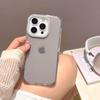 Point Drill Lens Frame Mobile Phone Case Is Suitable for Apple 16PROMAX Solid Color 15 Trend Large Hole 13/14 Matte Anti-drop