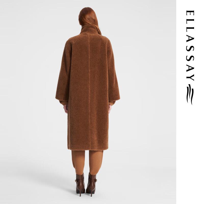 ELLASSAY Women's Elegant 100% Merino Wool Coat EWE353D10300