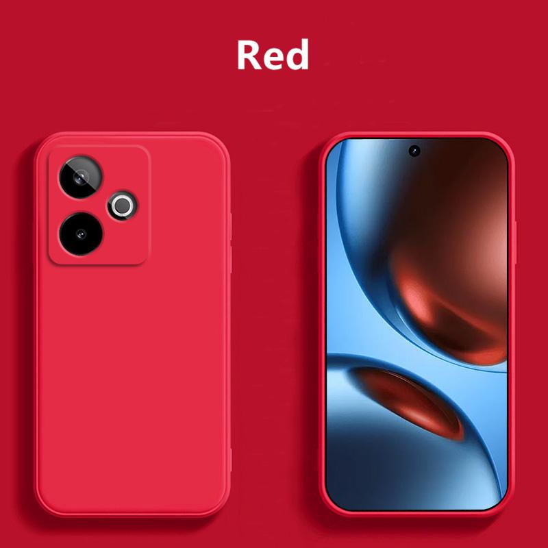 Pre puzdro Realme GT7 Pre puzdro pre kryt Realme GT7 Kvapalný silikón TPU Nárazuvzdorné jednofarebné puzdro na telefón pre Realme GT7 Čínske puzdro