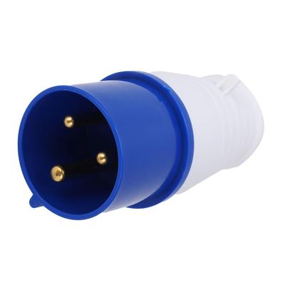 3Pin Industrial Power Plug 32A 220-250V 2P+E Industrial Plug Connector IEC Weatherproof Generator Plug Industrial Site