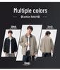 Men's Plaid Patchwork Two-Piece Look Jacket, Spring/Autumn 2026, Plus Size Loose Lapel Outerwear