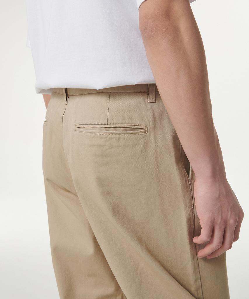 MUSINSA STANDARD One-Tuck Regular Fit Chino Pants [Classic Beige]
